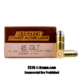 Image of Magtech 45 Long Colt Ammo - 50 Rounds of 250 Grain LFN Ammunition