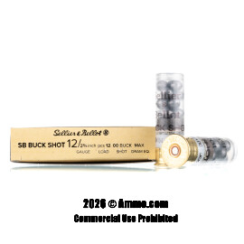 Image of Sellier and Bellot 12 Gauge Ammo - 250 Rounds of #00 Buck Ammunition