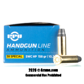 Image of Prvi Partizan 38 Special Ammo - 500 Rounds of 158 Grain LSWCHP Ammunition