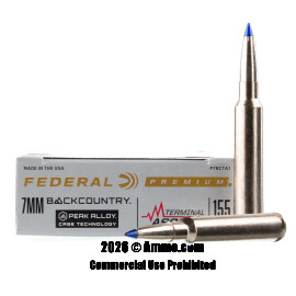 Image of 7mm Backcountry - 155 Grain Terminal Ascent - Federal - 20 Rounds