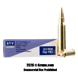 Image of Scorpio 223 Rem Ammo - 1000 Rounds of 55 Grain FMJ Ammunition