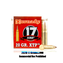 Image of Hornady Varmint Express 17 HMR Ammo - 500 Rounds of 20 Grain XTP JHP Ammunition