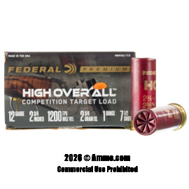 Image of Federal High Over All 12 Gauge Ammo - 25 Rounds of 1 oz. #7-1/2 Shot Ammunition