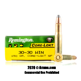 Image of Remington 30-30 Ammo - 20 Rounds of 150 Grain CL-SP Ammunition