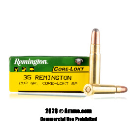 Image of Remington Core-Lokt 35 Rem Ammo - 20 Rounds of 200 Grain SP Ammunition