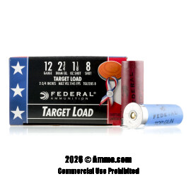 Image of Federal 12 Gauge Ammo - 250 Rounds of 1-1/8 oz. #8 Shot Ammunition