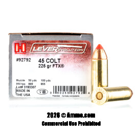 Image of Hornady 45 Long Colt Ammo - 20 Rounds of 225 Grain FTX Ammunition