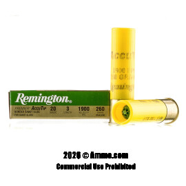 Image of Remington 20 Gauge Ammo - 5 Rounds of 260 Grain Sabot Slug Ammunition