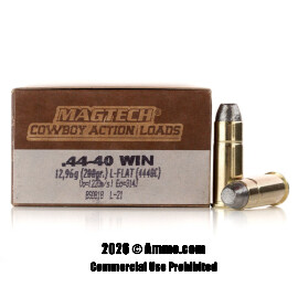 Image of Magtech 44-40 Win Ammo - 50 Rounds of 200 Grain LFN Ammunition