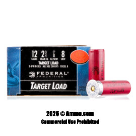 Image of Federal 12 Gauge Ammo - 25 Rounds of 7/8 oz. #8 Shot (Lead) Ammunition