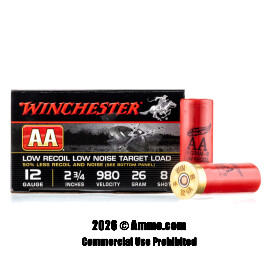 Image of Winchester 12 Gauge Ammo - 25 Rounds of 7/8 oz. #8 Shot (Lead) Ammunition