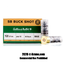 Image of Sellier and Bellot 12 Gauge Ammo - 250 Rounds of 1-1/4 oz. 00 Buck Ammunition