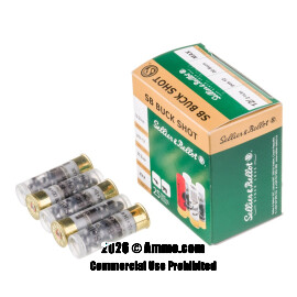 Image of Bulk 12 Gauge Ammo - 250 Rounds of Bulk 1-1/4 oz. #00 Buck Ammunition from Sellier and Bellot