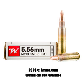 Image of Winchester USA 5.56x45 Ammo - 1000 Rounds of 55 Grain FMJ M193 Ammunition