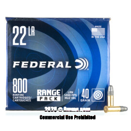 Image of Federal Champion 22 LR Ammo - 3200 Rounds of 40 Grain LRN Ammunition