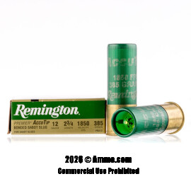 Image of Remington 12 Gauge Ammo - 5 Rounds of 385 Grain Sabot Slug Ammunition