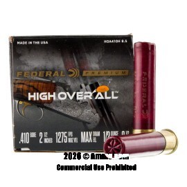 Image For 25 Rounds Of 1/2 oz. #8-1/2 Shot 410 Federal Ammunition