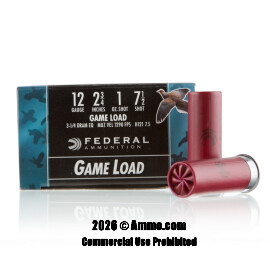 Image of Federal Game-Shok 12 Gauge Ammo - 250 Rounds of 2 3/4" 1 oz. #7-1/2 Shot Ammunition