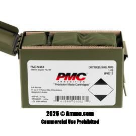 Image of Bulk 5.56x45 Ammo - 840 Rounds of Bulk 55 Grain FMJ-BT Ammunition from PMC