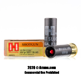 Image of Hornady 12 Gauge Ammo - 5 Rounds of 300 Grain Sabot Slug Ammunition