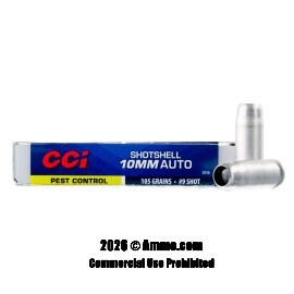 Image of CCI Pest Control Shotshell 10mm Ammo - 10 Rounds of 105 Grain #9 Shot Ammunition