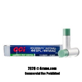 Image of CCI Pest Control Shotshell 44 Special Ammo - 10 Rounds of 112 Grain #8 Bismuth Shot Ammunition