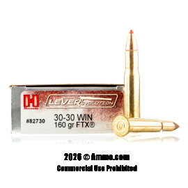 Image of Hornady 30-30 Ammo - 200 Rounds of 160 Grain FTX Ammunition