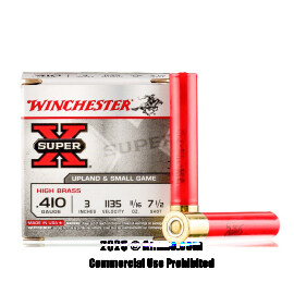 Image For 250 Rounds Of 11/16 oz. #7-1/2 Shot 410 Winchester Ammunition