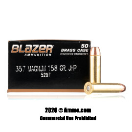 Image of Blazer Brass 357 Magnum Ammo - 1000 Rounds of 158 Grain JHP Ammunition