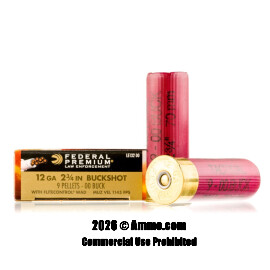 Image of Federal 12 Gauge Ammo - 250 Rounds of #00 Buck Ammunition