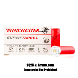 Image of Winchester Super Target 12 Gauge Ammo - 250 Rounds of 1 oz. #7-1/2 Shot Ammunition