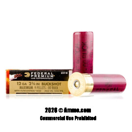 Image of Federal 12 Gauge Ammo - 250 Rounds of 2-3/4" #00 Buck Ammunition