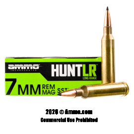 Image of Ammo Inc. Hunt LR 7mm Rem Magnum Ammo - 20 Rounds of 154 Grain SST Ammunition