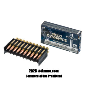 Image of Bulk 308 Win Ammo - 200 Rounds of Bulk 150 Grain PSP Ammunition from Fiocchi