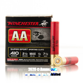 Image For 250 Rounds Of 1/2 oz. #7-1/2 Shot 410 Winchester Ammunition