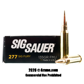 Image of Sig Sauer Elite Ball 277 Fury Ammo - 20 Rounds of 135 Grain FMJ Ammunition