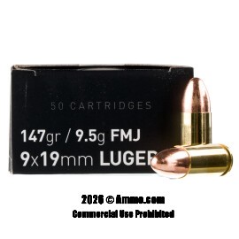 Image of Igman 9mm Ammo - 1000 Rounds of 147 Grain FMJ Ammunition