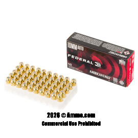 Image of Bulk 10mm Ammo - 1000 Rounds of Bulk 180 Grain FMJ Ammunition from Federal