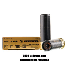 Federal Freight Train Copper 12 Gauge Ammo - 50 Rounds of 300 Grain Sabot Slug Ammunition
