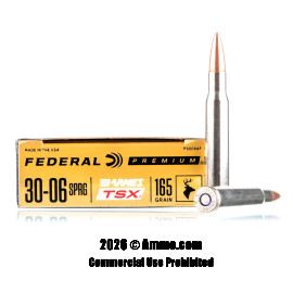 Image of Federal 30-06 Ammo - 20 Rounds of 165 Grain TSX Ammunition
