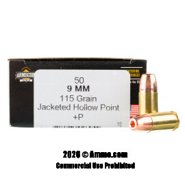 Image of Armscor USA 9mm +P Ammo - 1000 Rounds of 115 Grain JHP Ammunition