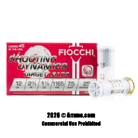 Image of Fiocchi 12 Gauge Ammo - 250 Rounds of 1-1/8 oz. #7-1/2 Shot Ammunition