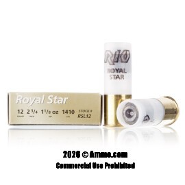 Rio Royal Star 12 Gauge Ammo - 250 Rounds of 1-1/8 oz. Rifled Slug Ammunition