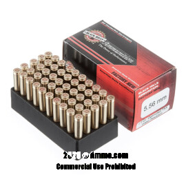 Image of Bulk 5.56x45 Ammo - 500  Rounds of Bulk 50 Grain TSX Ammunition from Black Hills Ammunition