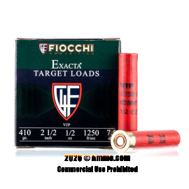 Image For 25 Rounds Of 1/2 oz. #7-1/2 Shot Shotshell 410 Fiocchi Ammunition