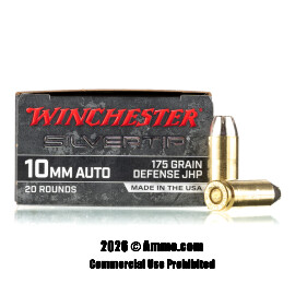 Image of Winchester Silvertip 10mm Ammo - 20 Rounds of 175 Grain JHP Ammunition