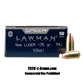 Image of Bulk 9mm Ammo - 1000 Rounds of Bulk 135 Grain TMJ Ammunition from Speer