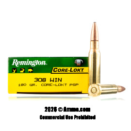 Image of Remington 308 Win Ammo - 200 Rounds of 180 Grain PSP Ammunition