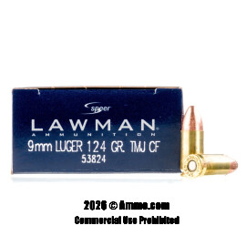 Image of Speer 9mm Ammo - 50 Rounds of 124 Grain TMJ Ammunition