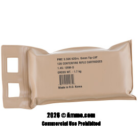 Image of PMC 5.56x45 Ammo - 600 Rounds of 62 Grain FMJ Ammunition